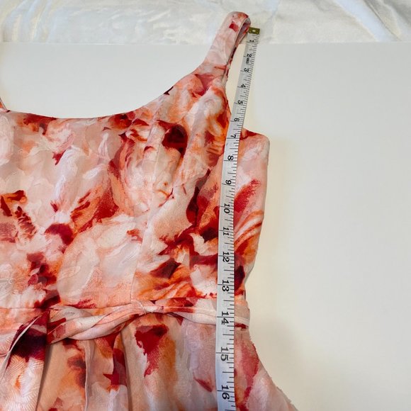 Dressbarn Luxe by Carmen Marc Valvo floral sleeveless aline dress Size 4 - Picture 13 of 16